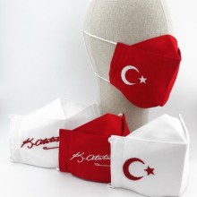 Türk Bayraklı Maske