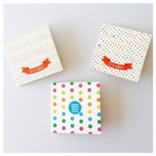 3lü Puantiyeli Doğumgünü Kartpostal